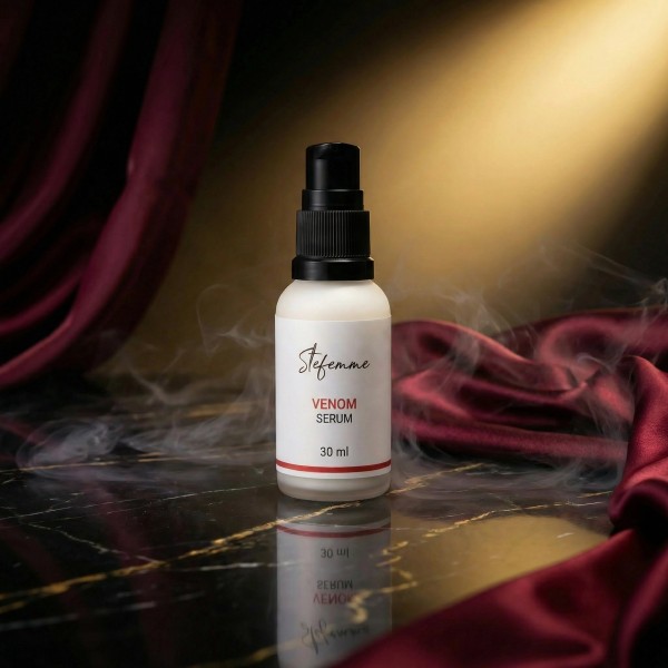 Stefemme VENOM - Ser de față antirid cu Vib-Activ și Matrixyl 3000®, efect botox-like
