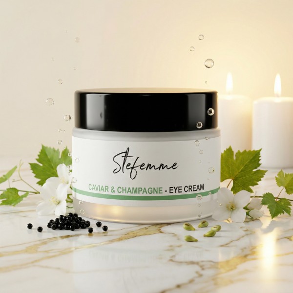 Stefemme Caviar & Champagne - Cremă de ochi revitalizantă|Gatuline® Expression și caviar verde