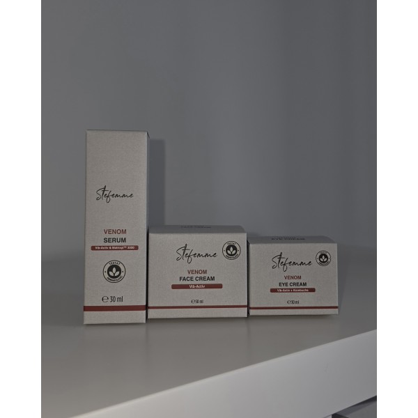 Stefemme VENOM - Rutina completă antirid cu Vib-Activ, efect botox-like