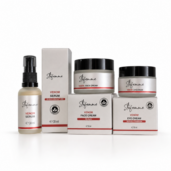 Stefemme VENOM - Rutina completă antirid cu Vib-Activ, efect botox-like, 0% parfum